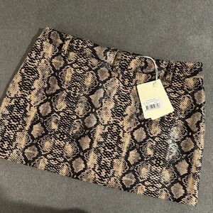 Peppermayo Snake Pencil Mini Skirt